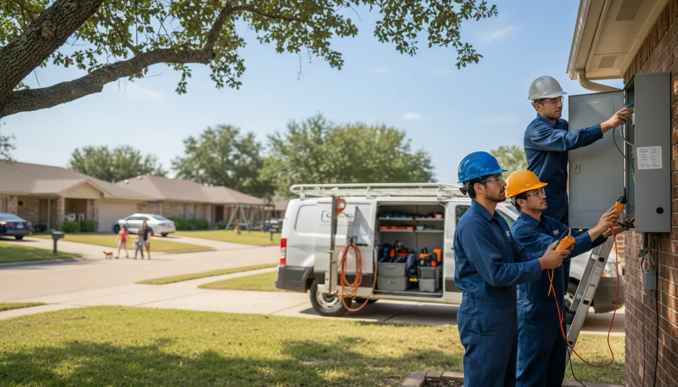 Certified electrician providing emergency electrical services in Sherwood, AR